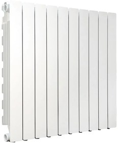 Radiatore acqua calda PRODIGE MODERN in alluminio, 10 elementi, interasse 700 mm, bianco