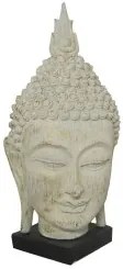 Statua Decorativa DKD Home Decor 33 x 34 x 65 cm Grigio Buddha Orientale Decapaggio