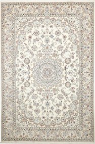 Nain Tappeto persiano 210 x 310 Beige (Iran) Annodato A Mano