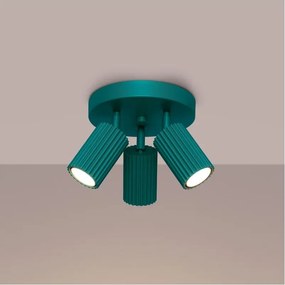 Brilagi - Faretto CRESTO 3xGU10/10W/230V turchese