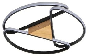 Plafoniera LED dimmerabile LED/75W/230V 3000-6500K marrone/nero + +TC