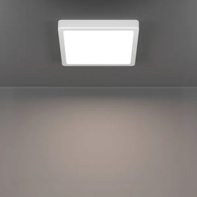 Eglo 901336 - Plafoniera da bagno FUEVA LED/10,5W/230V 22x22cm IP44 bianca