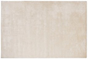 Tappeto viscosa beige chiaro 160 x 230 cm GESI II Beliani
