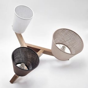 Brilagi - LED  Lampadario a plafone ANTHONY 3xE14/40W/230V quercia