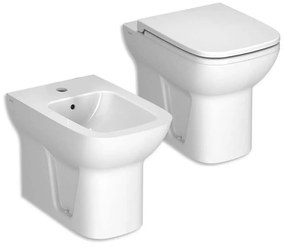 Coppia sanitari filomuro wc e bidet mod. S20 Vitra