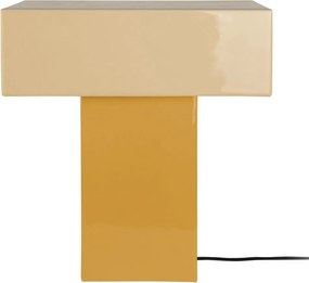 Lampada da tavolo gialla (altezza totale 35 cm) Grato Recto – Leitmotiv