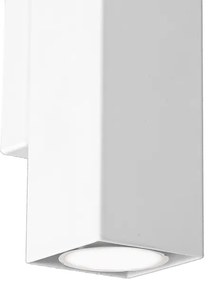 Applique WALL 2xGU10/8W/230V bianco