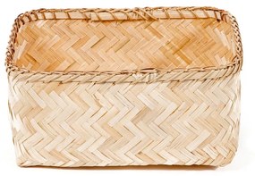 Set di 3 cestini portaoggetti in bambù naturale - Compactor