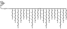 Catena luminosa a LED, lunghezza 11,9 m - Star Trading