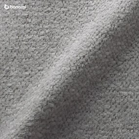 Divano angolare grigio chiaro allungabile e con contenitore (penisola a sinistra/a U) con rivestimento in ciniglia Everest – Bobochic Paris