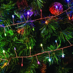 Filo di luci di natale 1000 lampadine LED multicolore natalizia 2 m