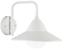 Applique Lato Basso Contemporanea Yukon Alluminio E Metallo Bianco 20W Led Cct3