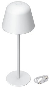 Lampada da Tavolo Ricaricabile 2.2W IP54 CCT Dimmerabile - Bianca