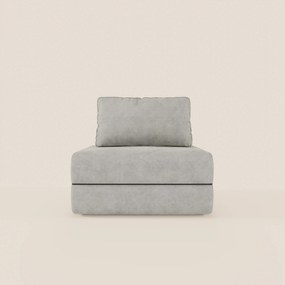 Rift poltrona letto con materasso alto 22 cm e memory foam - schienale mobile e tessuto smacchiabile T31