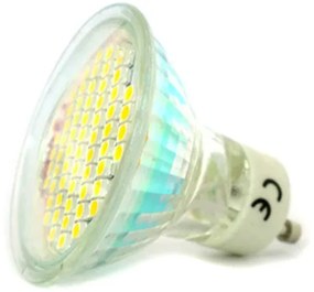 Lampada Faretto LED GU10 4W = 40W 220V Bianco Freddo 60 SMD 3528