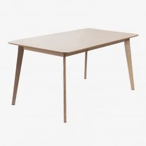 Tavolo da pranzo rettangolare in legno (150x90 cm) Kerhen Marrone - Sklum