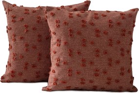 Federe decorative in set 2 pz 43x43 cm Tuffet – Mioli Decor