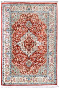 Ghom Tappeto persiano 200 x 140 Rosso (Iran) Annodato A Mano