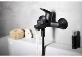 Aqualine - Rubinetto vasca da bagno LOTTA opaco nero