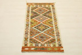 Kilim Tappeto orientale 60x140 (Afghanistan) Tessuto A Mano