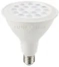 Lampadina led par38 e27 15w 1250lm 3000k 38° 122x121mm 25000h cri80...