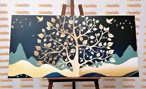 Stampa su tela – Albero della vita moderno