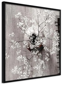 Poster  Reminiscence of Spring (Square)  Cornice Quadri Cornice nera, Larghezza x Altezza Home decor 50x50