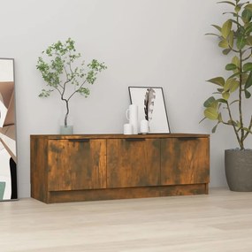Mobile Tv Rovere Fumo 102x35x36,5 Cm İn Legno Multistrato /