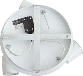 Faretto moderno da bagno bianco 3 luci IP44 - Ducha