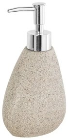 Dispenser Sapone Da Appoggio in Poliresina Effetto Pietra Stone