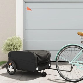 Rimorchio Da Bici Nero 45 Kg İn Ferro /