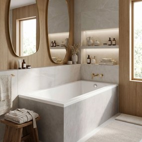 Vasca da bagno acrilica da incasso Rea Prima 150