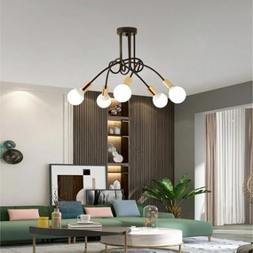 Lampada Paradise 5 Black Gold APP518-5C