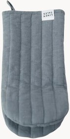 Presina in lino fatta a mano Blue Fog