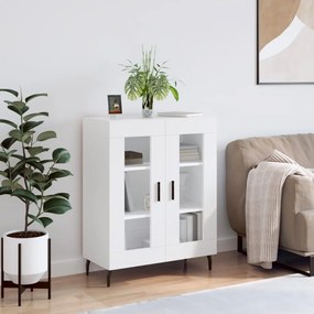 Credenza Bianca 69,5x34x90 Cm İn Legno Multistrato /