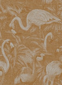 Arte International Carta da parati Flamencos Andinos - Marigold