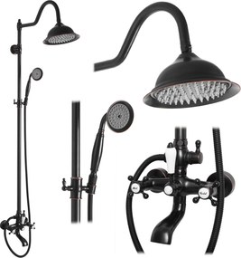 Set doccia REA BERGAMO OLD BLACK