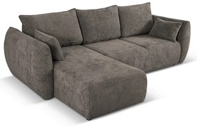 Divano angolare grigio (angolo sinistro) Matera - Cosmopolitan Design