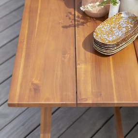 Tikamoon - Alba - Tavolo da esterno Alba in legno massello di acacia per 8 pers.