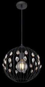 Globo 16029H - Lampada a sospensione HANAKO con cavo 1xE27/60W/230V Ø 30 cm