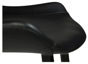 Sgabello da bar in similpelle nera Hype - DAN-FORM Denmark