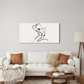 Quadro su tela – Curve artistiche di donna