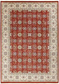 Isfahan Tappeto 250 x 350 (Iran) Annodato A Mano