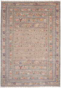 Samarkand Tappeto orientale 210x290 Grigio (Pakistan) Annodato A Mano