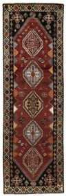 Shiraz Tappeto persiano 270 x 90 Rosso (Iran) Annodato A Mano