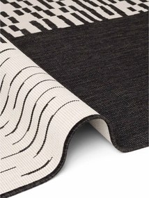 Tappeto da interno/esterno nero/color crema 200x300 cm Haringey Acacia – Ted Baker