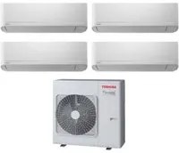 Climatizzatore Condizionatore Toshiba Quadri Split Inverter serie SEIYA 7+7+7+10 (7+7+7+9) RAS-4M27U2AVG-E R-32 Wi-Fi Optional 7000+7000+7000+10000 (7000+7000+7000+9000)