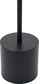 Lampada da tavolo da esterno nera incl. LED con dimmer touch ricaricabile - Dupont