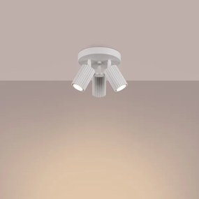 Sollux SL.1544 - Faretto KARBON 3xGU10/10W/230V bianco