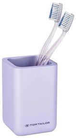 Portaspazzolino in poliresina viola Tom Tailor T-Rounded – Wenko